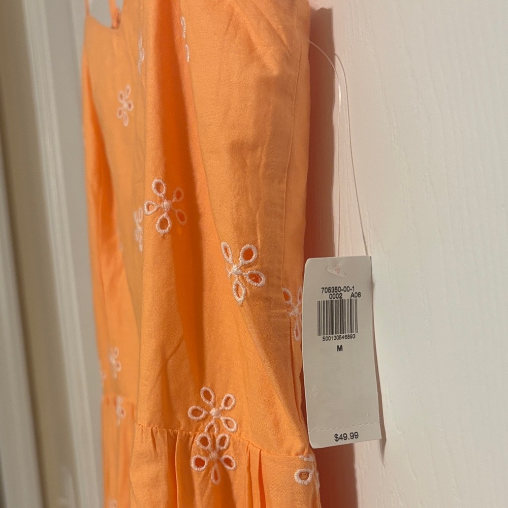 Old Navy Fit & Flare Eyelet Midi Dress - Picture 6 of 7